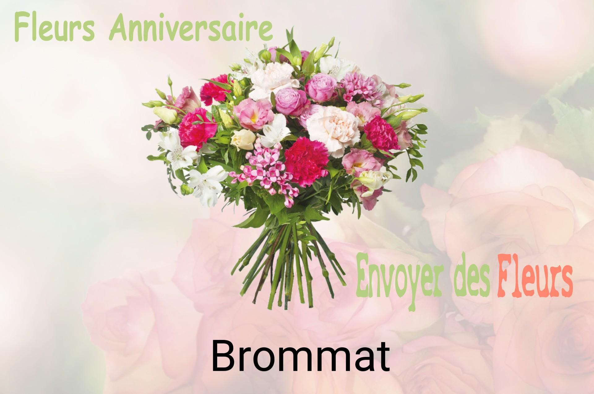 Bouquet de fleurs d’anniversaire livré à Brommat