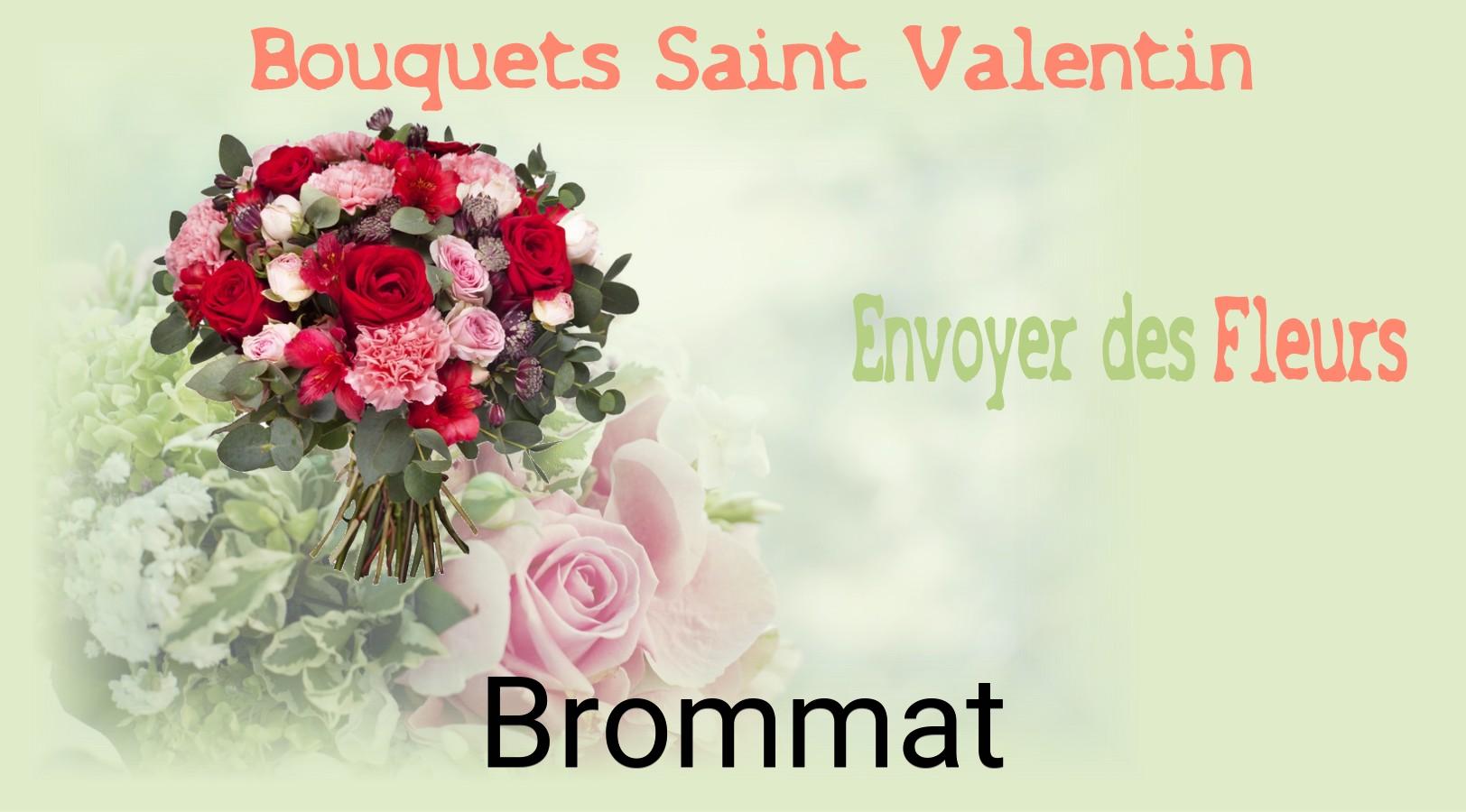 Roses de Saint-Valentin livrées à Brommat